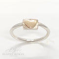 9ct heart Sterling silver Ring