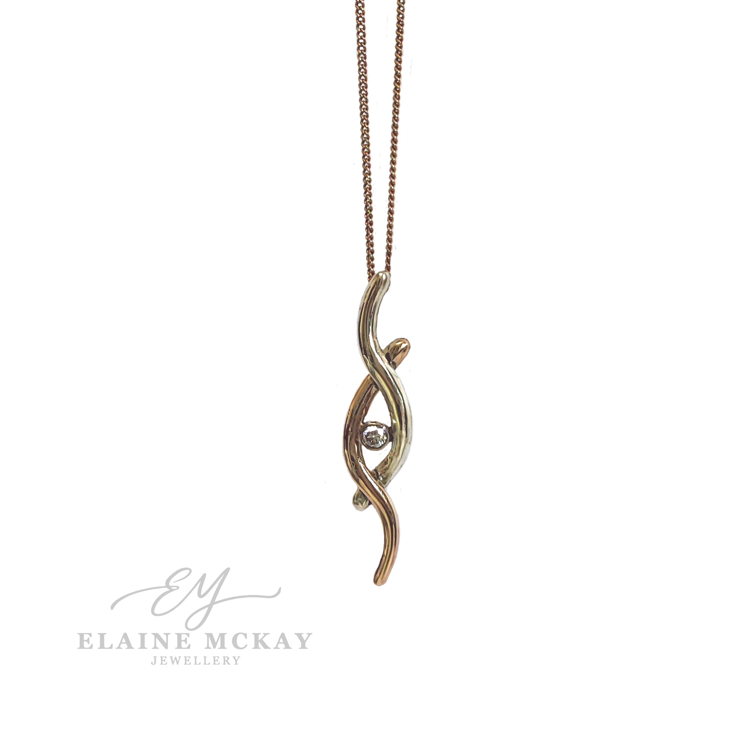 Gold & Diamond Pendant
