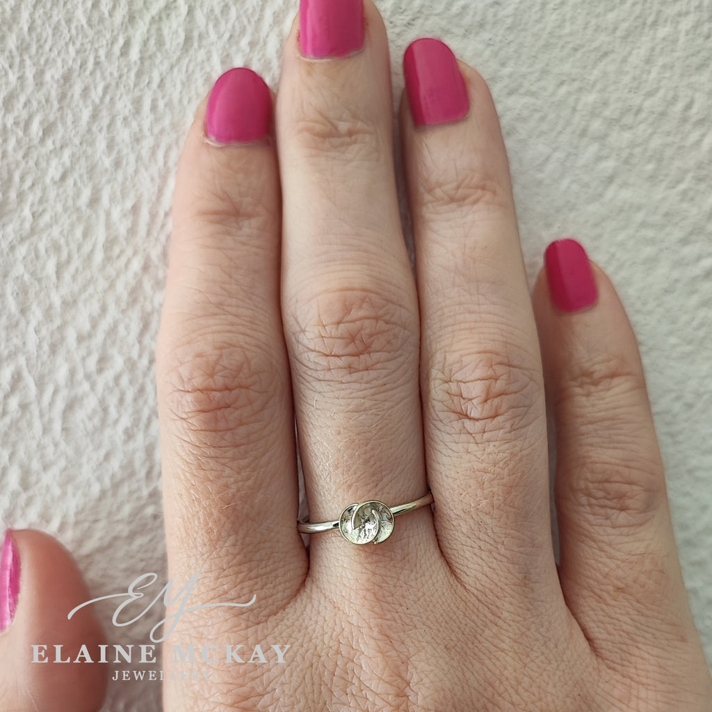 Harmony sterling silver ring