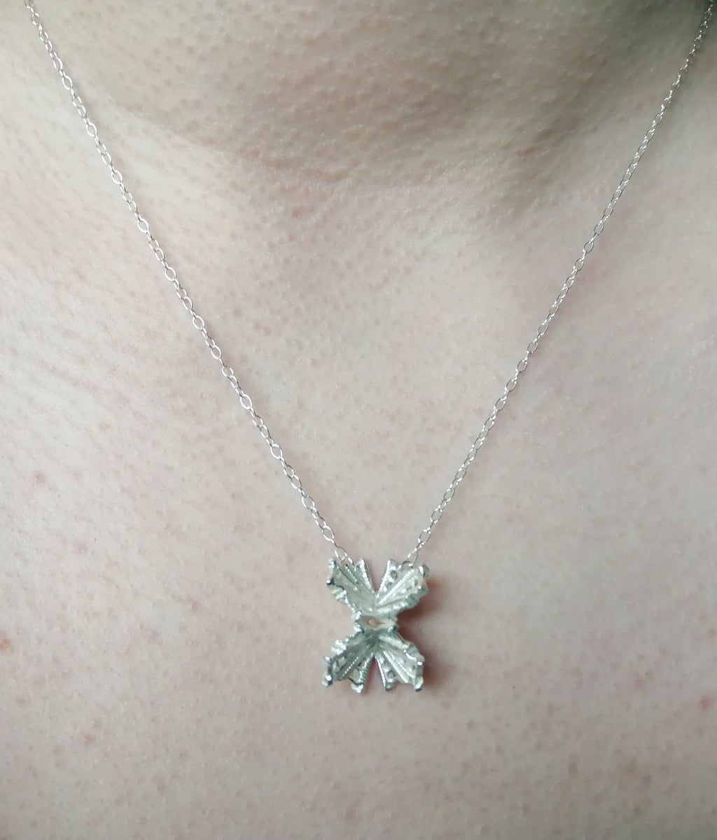 Reflect sterling silver pendant