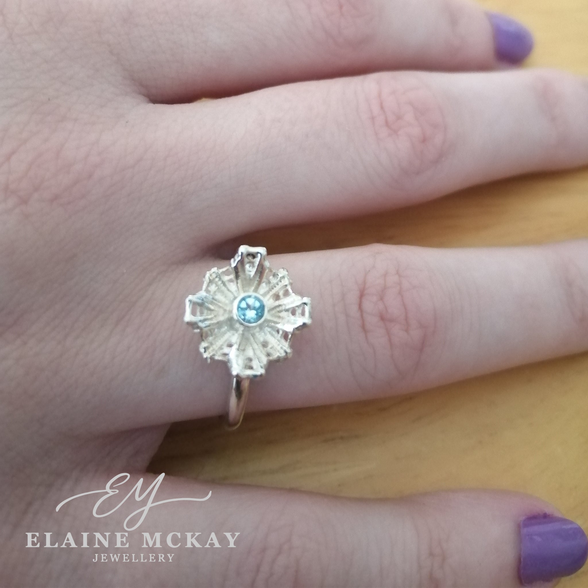 Sepang topaz sterling silver Ring