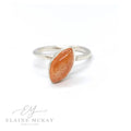 Marquise Sunstone ring